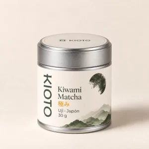 Lata de Kiwami Matcha ceremonial jaonés de Uji, 30 g, Kioto tetería