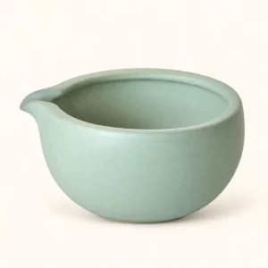 Soft green chawan